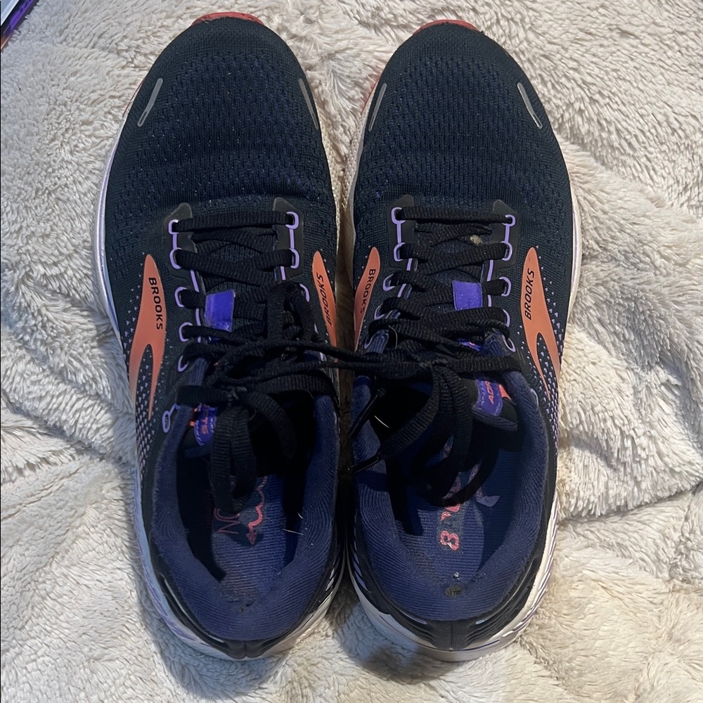 Brooks Purple and Coral Running Shoes Adrenaline GTS 22